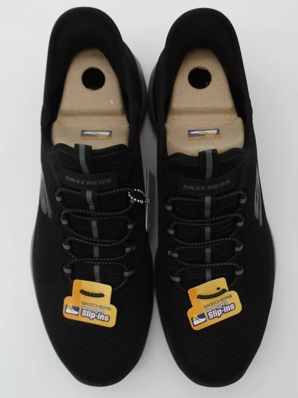 Men's Skechers Slip-ins Summits Sneakers High Range Slip On Comfort Black 10.5